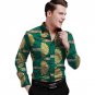 African print mens shirt turn down collar dashiki shirts for men fashion long sleeve patterns Ankara