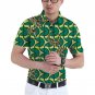 Brightly print dashiki tops short sleeve men african clothes fashion turn-down collar shirt man afri