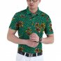 Brightly print dashiki tops short sleeve men african clothes fashion turn-down collar shirt man afri
