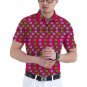Brightly print dashiki tops short sleeve men african clothes fashion turn-down collar shirt man afri