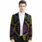 African handsome men dashiki suit custom fashion african print blazer mens suit of africa clothing f