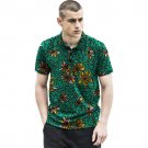 African festival customization print mens casual shirt turn down collar dashiki african clothes for 