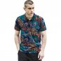 African festival customization print mens casual shirt turn down collar dashiki african clothes for 