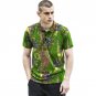African festival customization print mens casual shirt turn down collar dashiki african clothes for 