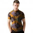 Custom made fashion mens africa dashiki clothes african t shirt personal short sleeve tops colorful 