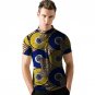 Custom made fashion mens africa dashiki clothes african t shirt personal short sleeve tops colorful