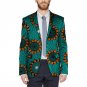 Conventional african men dashiki suit custom fashion african print blazer party mens suit of africa