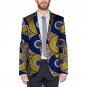 Conventional african men dashiki suit custom fashion african print blazer party mens suit of africa