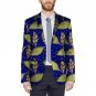 Conventional african men dashiki suit custom fashion african print blazer party mens suit of africa
