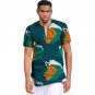 Brightly print dashiki tops short sleeve men african clothes fashion v-neck african shirt man africa