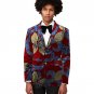 Leisure african men dashiki suit custom african fashion print blazer party mens suit of africa cloth