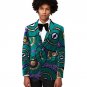 Leisure african men dashiki suit custom african fashion print blazer party mens suit of africa cloth