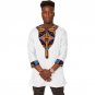 Africa print mens Three Quarter sleeve t-shirt fashion african shirt man dashiki clothes customized 