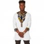 Africa print mens Three Quarter sleeve t-shirt fashion african shirt man dashiki clothes customized 