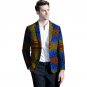 Fashion African blazer men new print patchwork design dashiki suit tailor made blazers custom africa