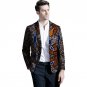 Fashion African blazer men new print patchwork design dashiki suit tailor made blazers custom africa