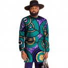 Fashion mens dashiki clothes mens african tshirt unique design long sleeve tops custom made print af