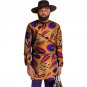 Fashion mens dashiki clothes mens african tshirt unique design long sleeve tops custom made print af