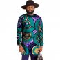 Fashion mens dashiki clothes mens african tshirt unique design long sleeve tops custom made print af