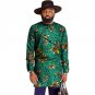 Fashion mens dashiki clothes mens african tshirt unique design long sleeve tops custom made print af