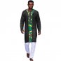 Black cotton and print patchwork african tshirt men dashiki tops customized africa style traditional