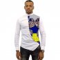 Asymmetrical design men dashiki shirt slim fit male tops fashion silk/wax patchwork ankara t shirt a