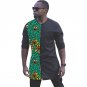 African print shirts for men fashion patchwork slim fit long sleeve dashiki tops africa clothing cus