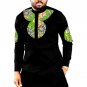 African print long shirts mens fashion patchwork slim design dashiki clothes custom africa clothing