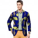 African brightly colored dashiki loose suit customized african print blazer party mens african suit 
