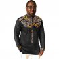 Festival africa print mens long sleeve t-shirt fashion african tshirt man dashiki clothes customized