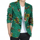 Handsome african men dashiki suit custom fashion african print blazer party mens suit of africa clot
