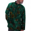 Casual african clothes customized print t shirts men africa clothing long sleeve tops patchwork dash