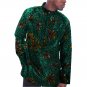 Casual african clothes customized print t shirts men africa clothing long sleeve tops patchwork dash