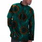 Casual african clothes customized print t shirts men africa clothing long sleeve tops patchwork dash