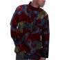Casual african clothes customized print t shirts men africa clothing long sleeve tops patchwork dash