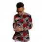 Autumn/Spring Fashion Mens African Print Casual Tops Designer Dashiki Clothes T Long Sleeve Man T-sh