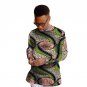 Autumn/Spring Fashion Mens African Print Casual Tops Designer Dashiki Clothes T Long Sleeve Man T-sh