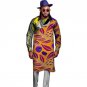 Fashion mens dashiki clothes mens african colourful print patchwork tshirt personal long sleeve tops