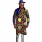 Fashion mens dashiki clothes mens african colourful print patchwork tshirt personal long sleeve tops