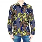 Fashion African Print Casual Shirts Mens Africa Clothing Festive Dashiki Clothes Long Sleeve Shirts 