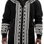 YLnini Men\'s African Bright Dashiki Tribal Floral Shirt
