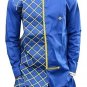 YLnini Men\'s African Bright Dashiki Tribal Floral Shirt