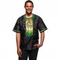 Black and print patchwork african shirt men dashiki recreational tops customized africa style tradit