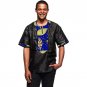 Black and print patchwork african shirt men dashiki recreational tops customized africa style tradit