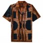 Men african shirt custom dashiki camiseta masculina short sleeve tops exquisite print punk rock styl