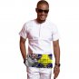 Custom dashiki clothes patchwork design colorful print men african shirt short sleeve tops fashion a