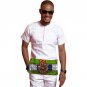 Custom dashiki clothes patchwork design colorful print men african shirt short sleeve tops fashion a