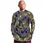 Fashion Men African Print Tops Africa Style T-shirt Male O-neck Collar Short Sleeve Dashiki Shirt Wi
