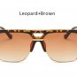 Vintage Men Sunglasses Luxury Brand Designer Male Flat Top Big Square Frame Mirror Sun Glasses Women