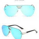 2017 New Shield Sunglasses Men Women Fashion Trend Brand Designer Rimless Alloy Frame Mirror Sun Gla